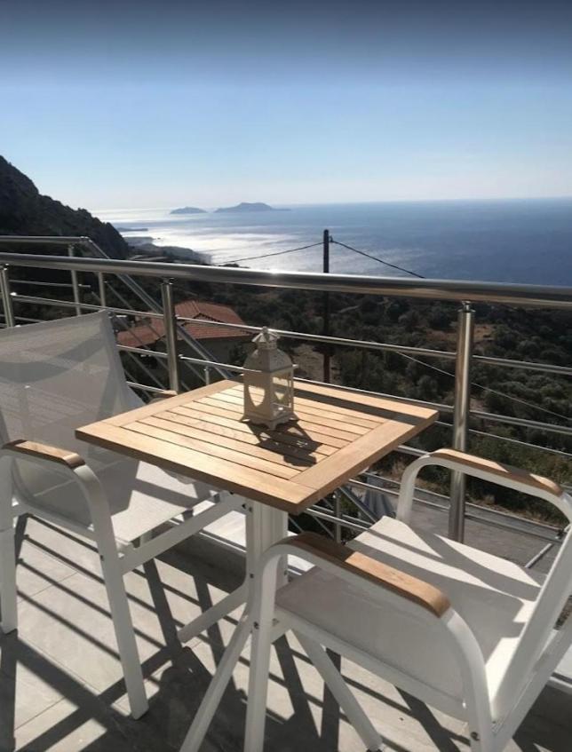 Chrysi'S Ocean View Retreat Villa Kerames Exterior photo